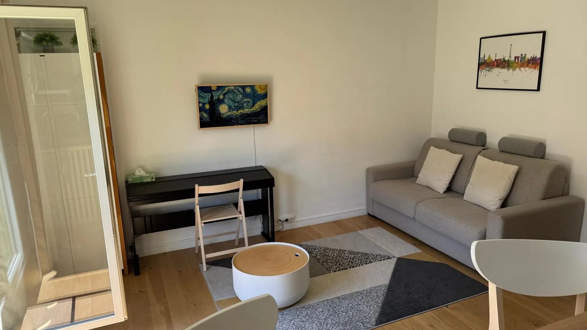 Apartmán Superbe Appartement Avec Belle Vue Jardin Paříž